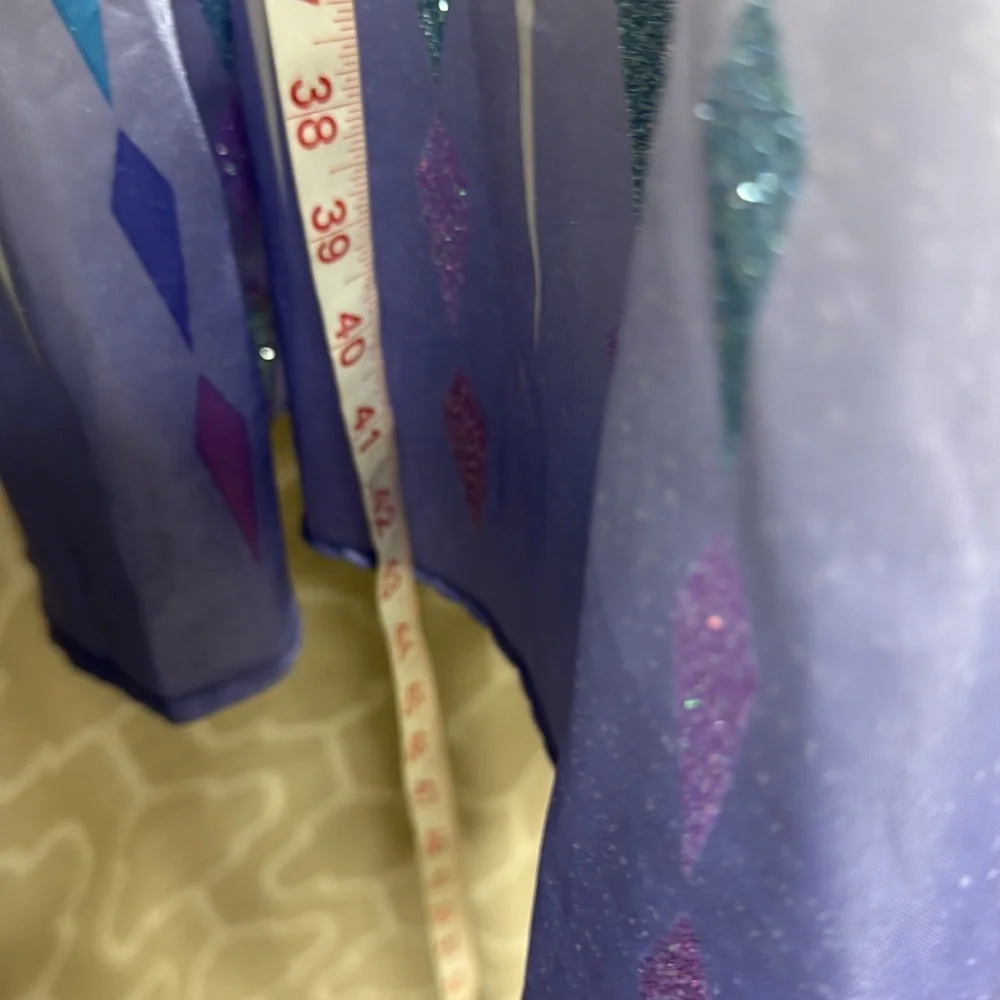Frozen Elsa snow queen 2 Disney princess size girls kids 7-8 - Picture 8 of 9